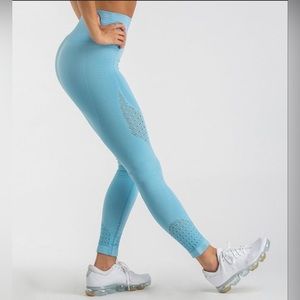 GYMSHARK Energy Leggings in Baby Blue Sz. S